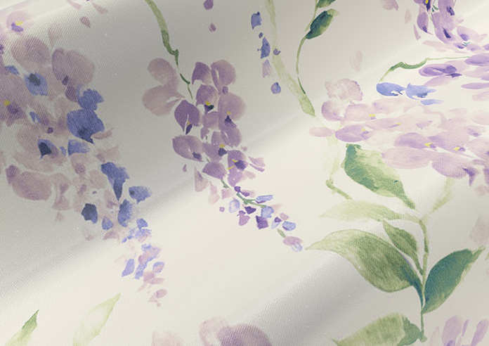 Wisteria Silk, Violet - Roman Blind - Image 4